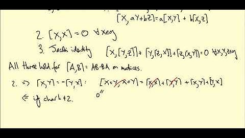 Lie groups and Lie algebras: Lie algebras
