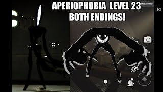 Aperiophobia - Level 23 [CHAPTER 2!] - Both Endings - Walkthrough