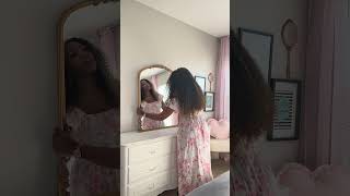 Princess bedroom refresh start to finish 💕💕 #home #pink #bedroom #princess #princessroom