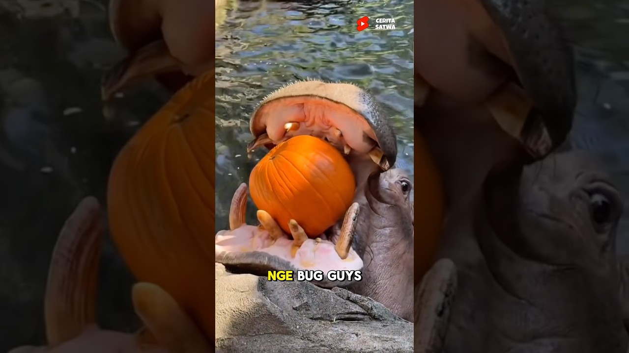 Kuda Nil Ini Di Kerjain Oleh Penjaganya 