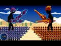 EPIC ARMY VAMPIRE VS X9999 SWORDWRATH LAVA, FINAL BOSS | Stick War Legacy Mod | jC3e