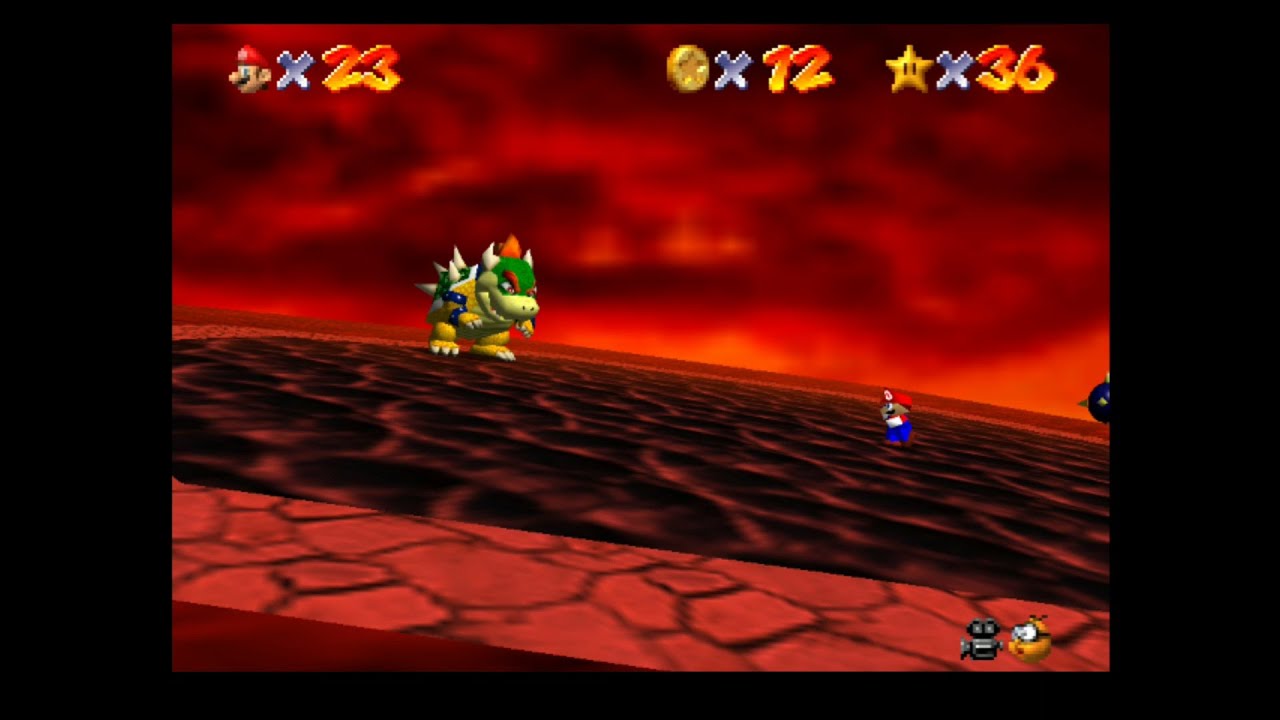 Super Mario 64 Bowser in the Fire Sea YouTube