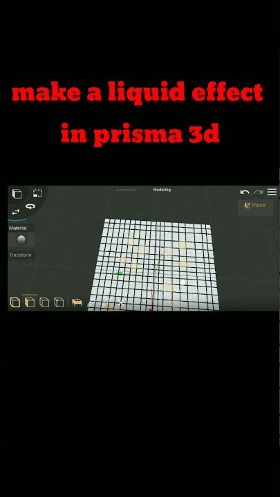 make liquid effect in prisma 3d