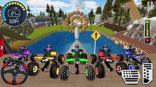 Mega Ramp Stunt Quad Bike Simulator 3D - Impossible ATV Rider Racing - Android / IOS GamePlay [UHD] screenshot 3