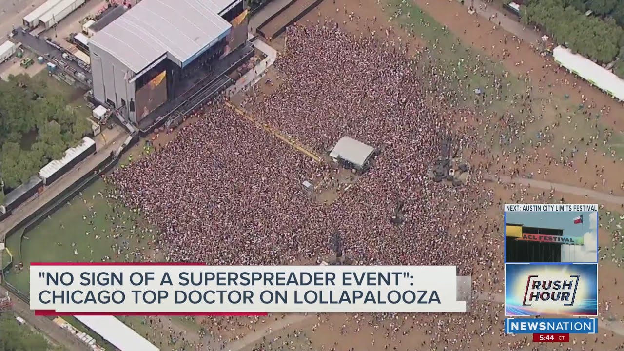 ‘No sign of a superspreader event’: Chicago’s top doctor reports COVID-19 cases linked to Lollapaloo