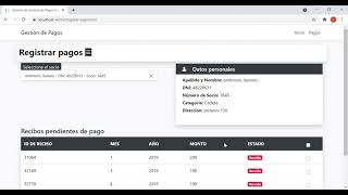 Sistema de Gestion de Pagos Online screenshot 5