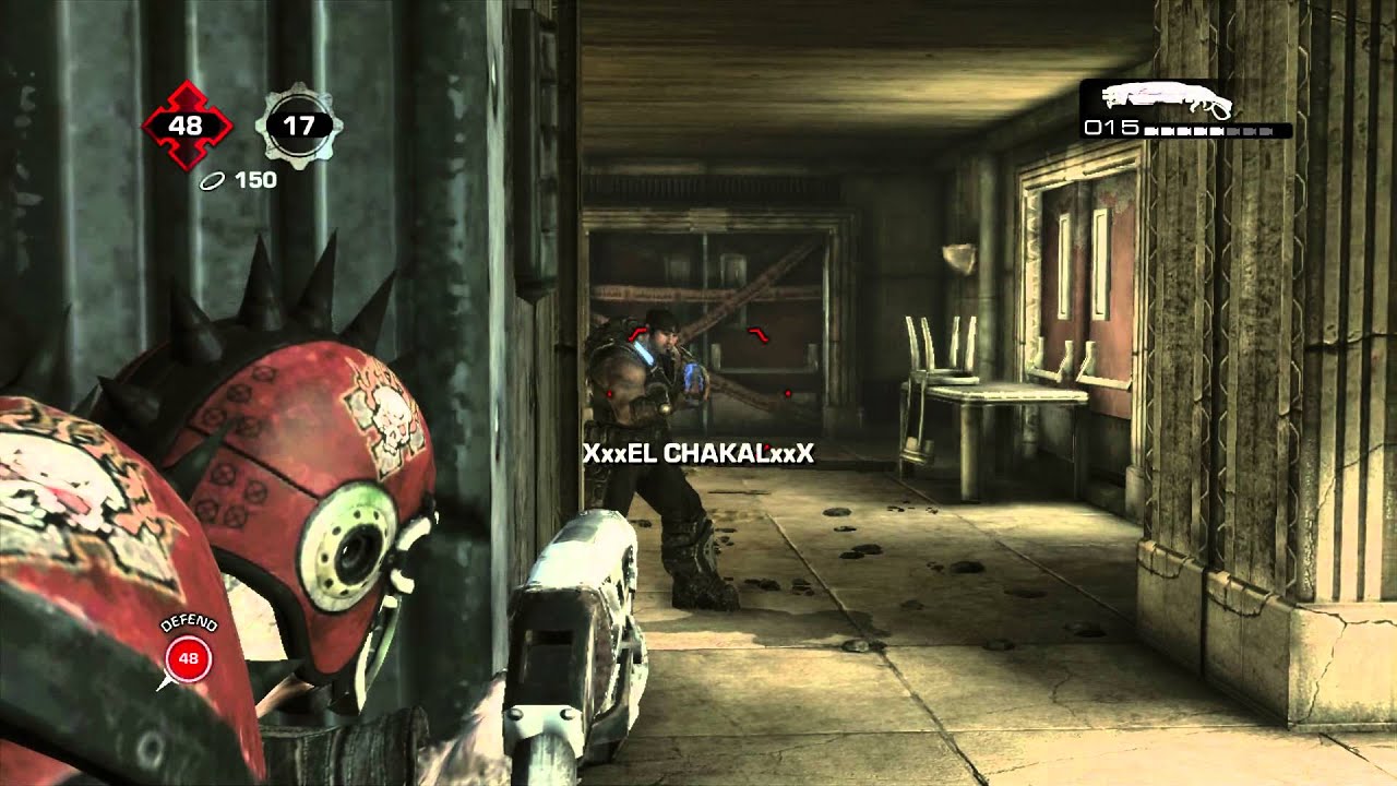 Gears of War 3 - First Game with Alternative Controls