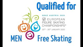 Top-5 and qualified for free skating | MEN | ISU European Figure Skating Championships 2020