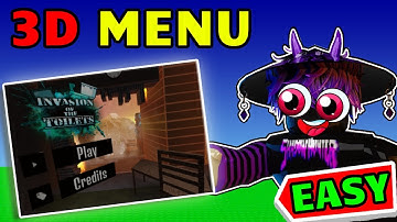 How To Make A 3D MAIN MENU in ROBLOX STUDIO (Step‑by‑Step)