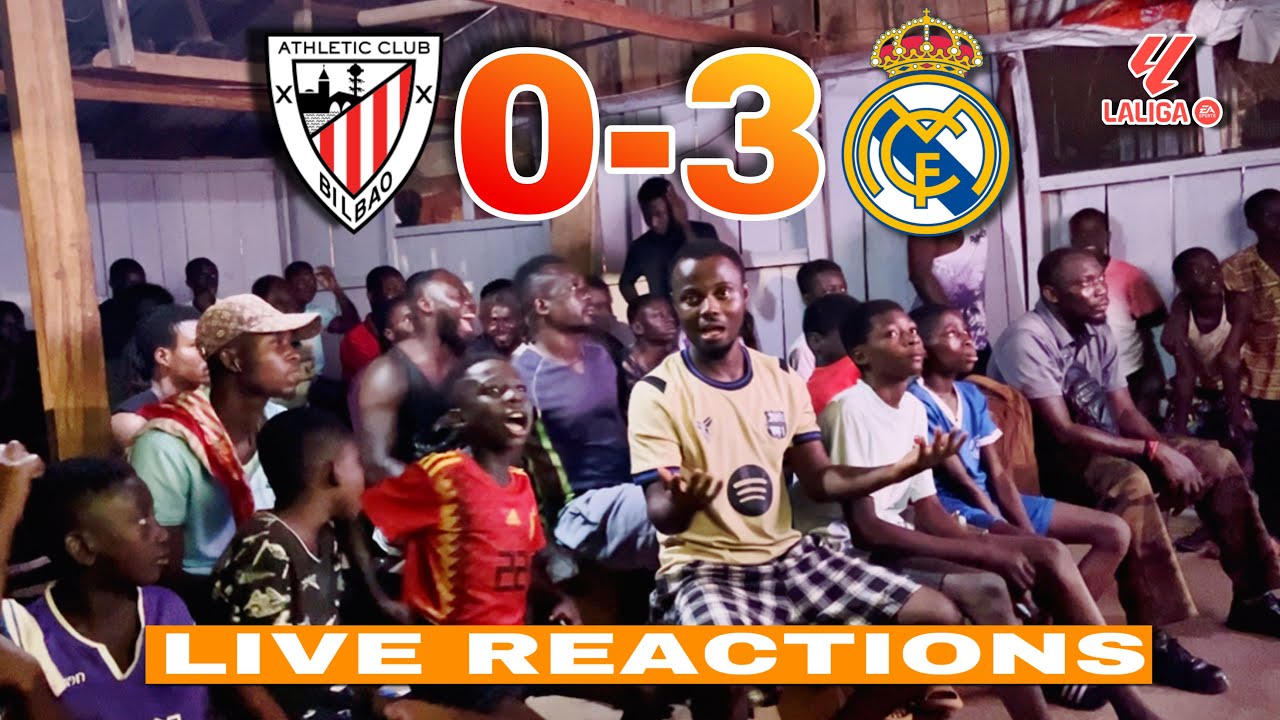 ATHLETIC CLUB 0-3 REAL MADRID | Live match reactions 