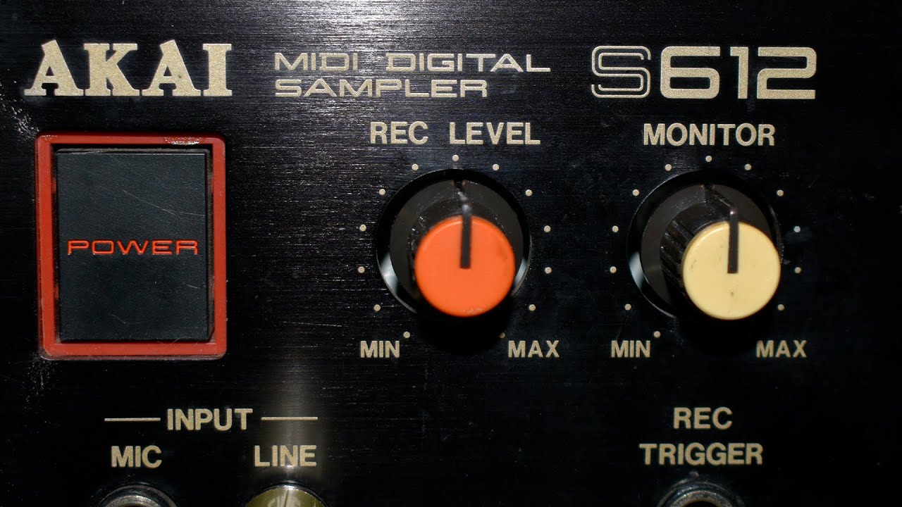 AKAI S612 (1985) Midi Digital Sampler - First Test
