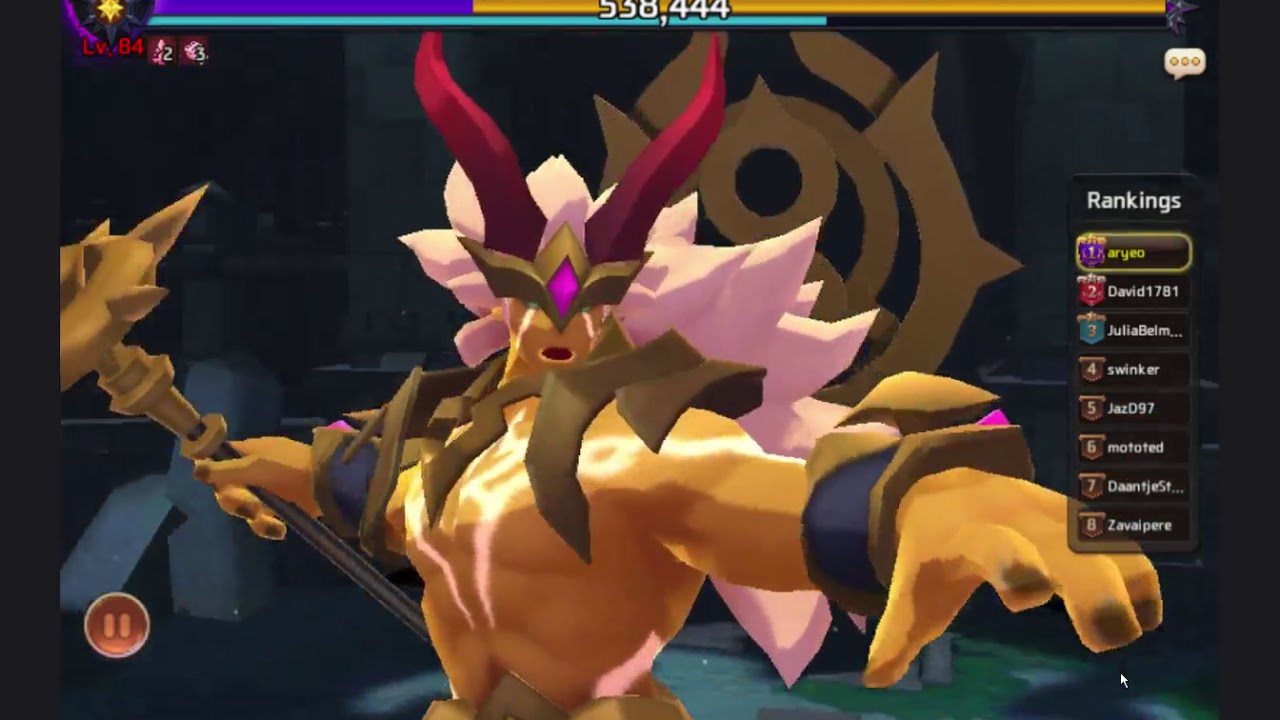 Light Titan x3 (Day 5 Week 2) - Monster Super League (Clan Battles)