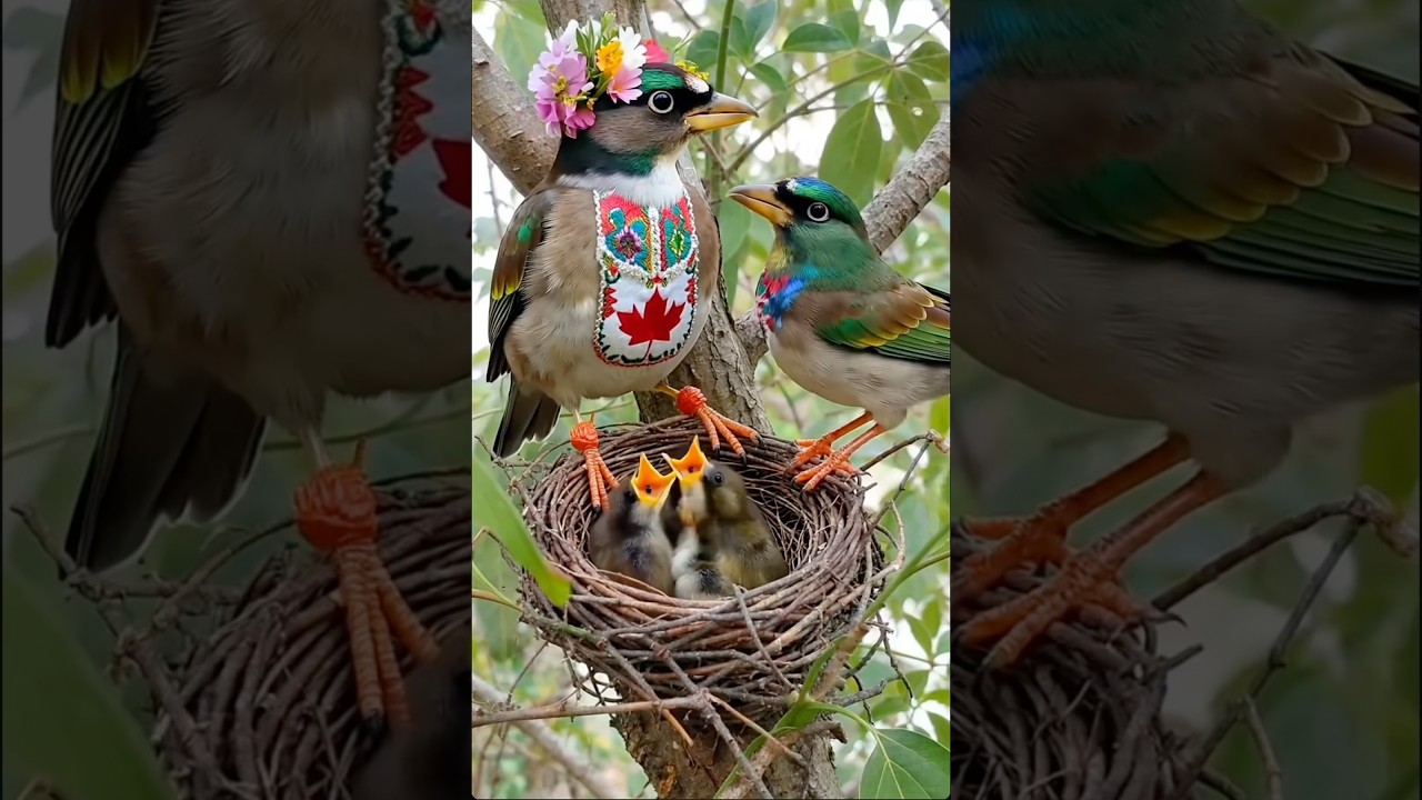 Jewelled Birds of Spring 4K 