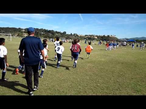 Eugene's soccer team BU10 Del Mar Sharks win a gam...