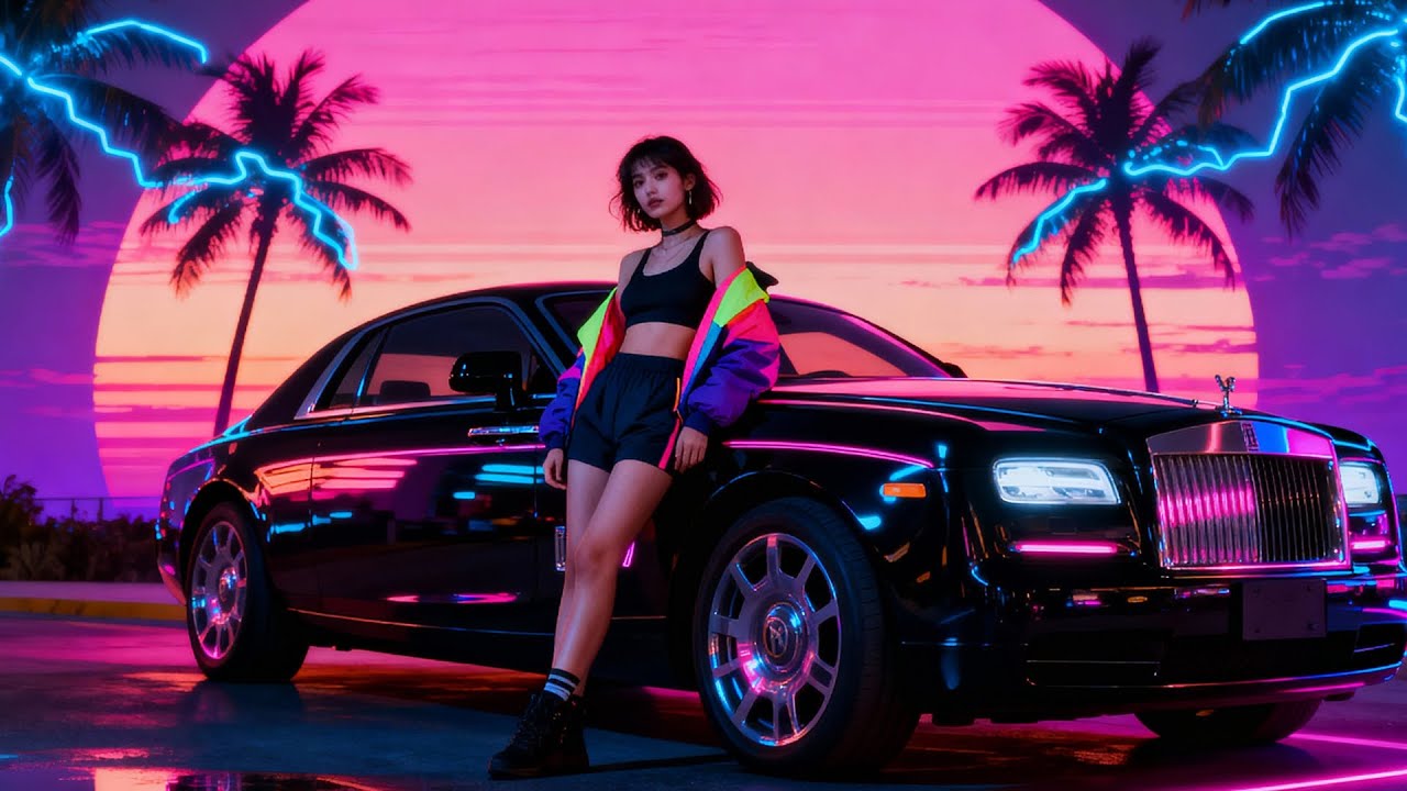 Ночной Драйв 1986 – Хромовые отражения на мокром бетоне | Чиллсинт • Вейпорвейв • Найт-драйв