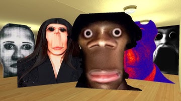 POV HI MY NAME IS AUUGHH ROSHALIA AND CRAZY OBUNGA NEXTBOTS #garrysmod #yoshiegaming