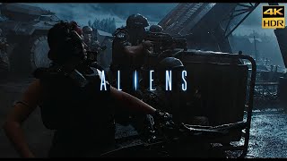 Aliens (1986) Marine Landing  Scene Movie Clip - 4K UHD HDR New Version