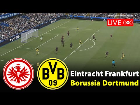 Live Eintracht Frankfurt Gegen Borussia Dortmund Bundesliga 2025 26 EFootball PES21 Simulation 