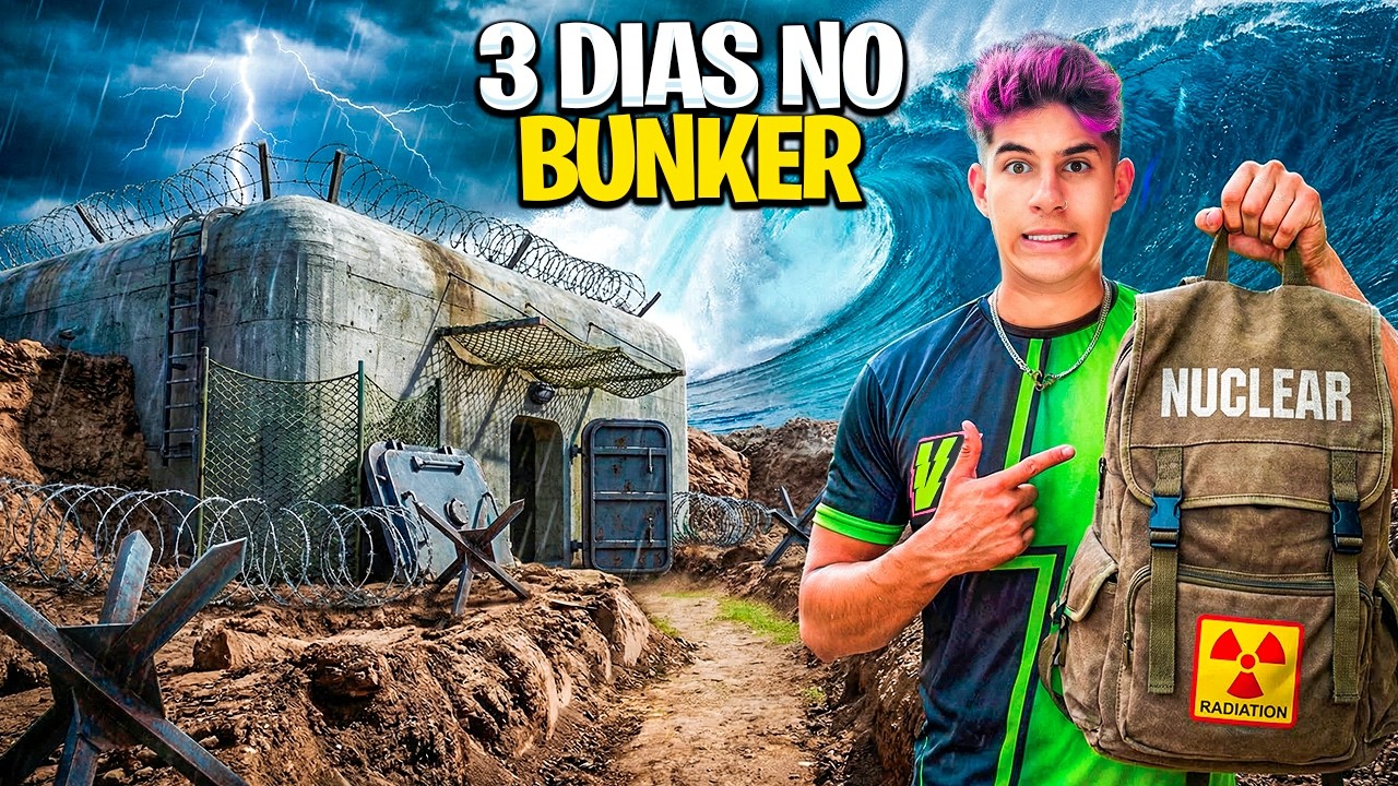 SOBREVIVI A UM BUNKER INFLÁVEL POR 3 DIAS *não esperava por isso