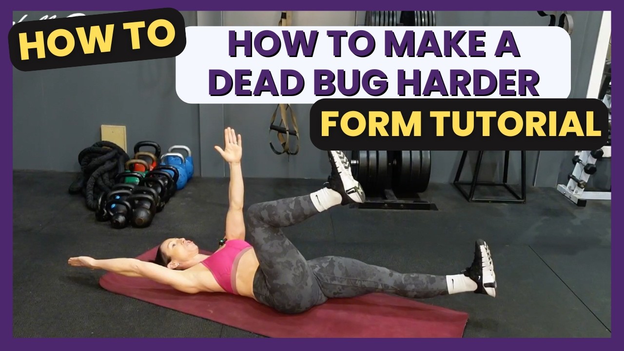 Dead Bug With a Pause | Transverse Abdominis Core Exercise Tutorial ...