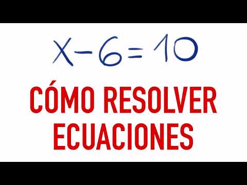 How to solve this equation: x - 6 = 10