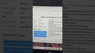 How to bypass iphone 11 normal with  frpfile activator iOS 16.3 #repairing #applemusic #ios