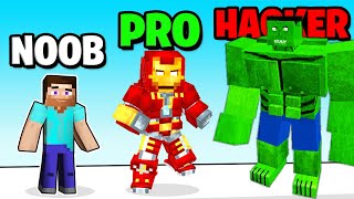 STEVE'S BEST EVOLUTION TO SUPER HERO!! (Hero Craft Run 3D!) screenshot 5