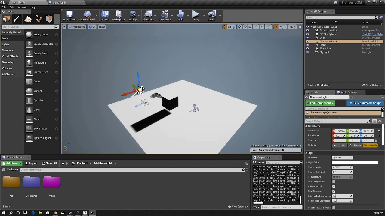 Unreal Engine 4 Day/Night cycle Tutorial - YouTube