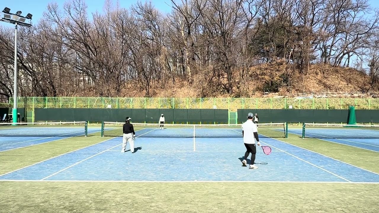 러땡 테니스게임 17개월차 #혼복260216 part.3 원미테니스장