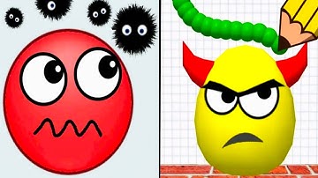 Draw To Smash vs Hide Ball - All Levels Gameplay (Android,iOS) Part 53