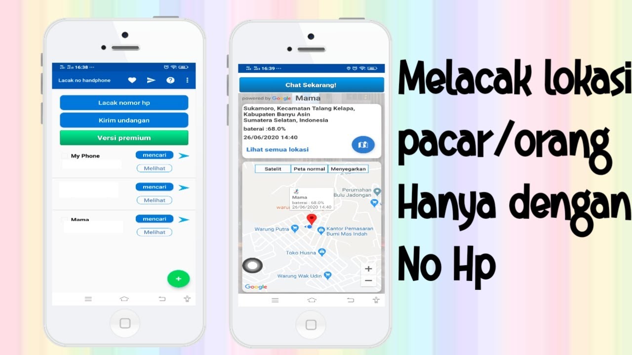 Cara mengetahui lokasi seseorang lewat no hp 2021