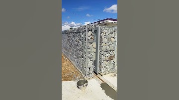 gabion wall simple design..