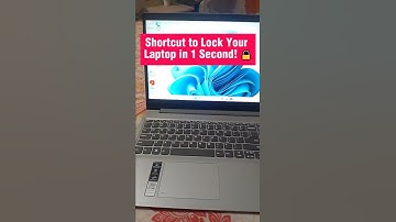 Gebruik deze snelkoppeling om uw laptop binnen 1 seconde te vergrendelen!