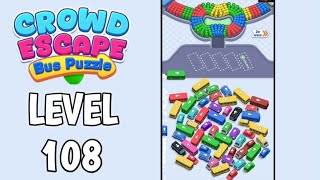 Crowd Escape Level 108 Wallthrough Solution | Crowd Escape: Bus Puzzle Level 108 Answer