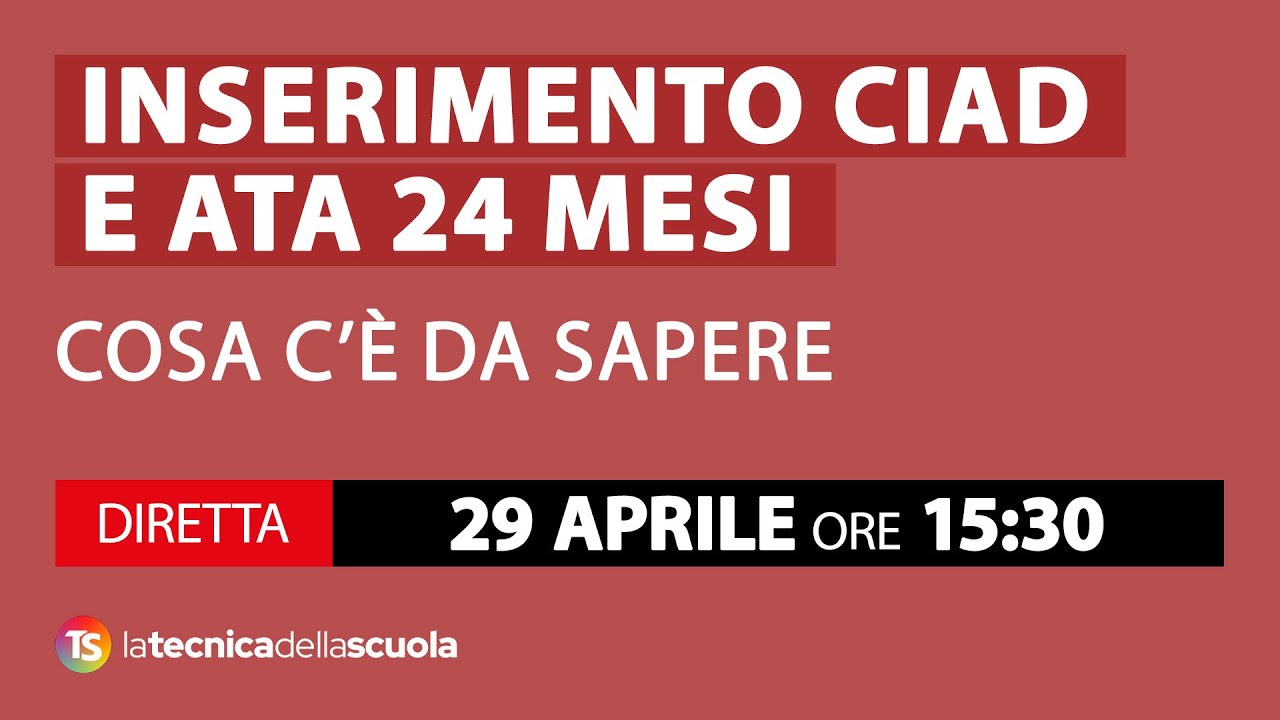 Inserimento Ciad e Ata 24 mesi: cosa c’è da sapere