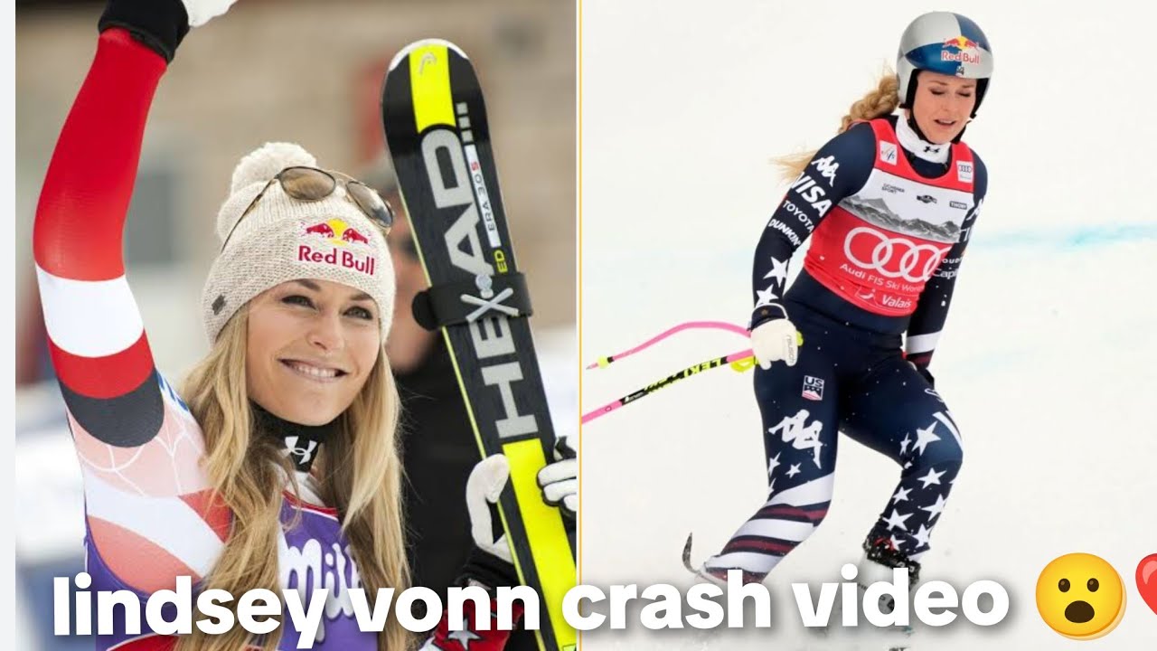 lindsey vonn crash video 2026 । lindsey won injury। scary high speed crash। lindsey won crash injury
