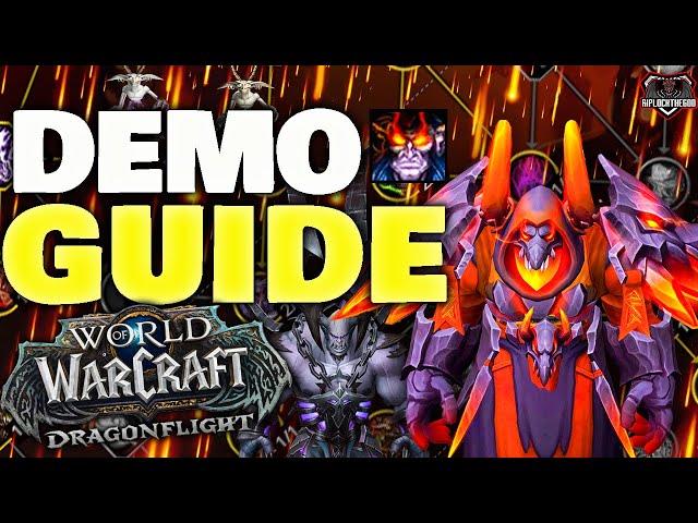 10.0 DEMONOLOGY WARLOCK GUIDE | MYTHIC + AOE and SINGLE TARGET ROTATION DRAGONFLIGHT | DEMO BROKEN!?