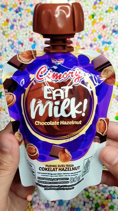 varian baru Cimory aet milk puding susu rasa choco hazelnut #snacks #shorts #puding