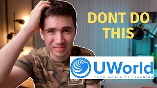 Watch this BEFORE starting Uworld - My 8 Biggest Mistakes