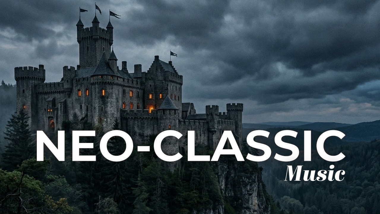 Dark Academia Piano | Rainy Castle & Forest Ambiance