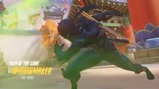 My First Golden Genji POTG | Quadra kill | Carbon Fibre Skin