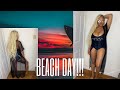 Vlog~she got nails~beach day with fam~