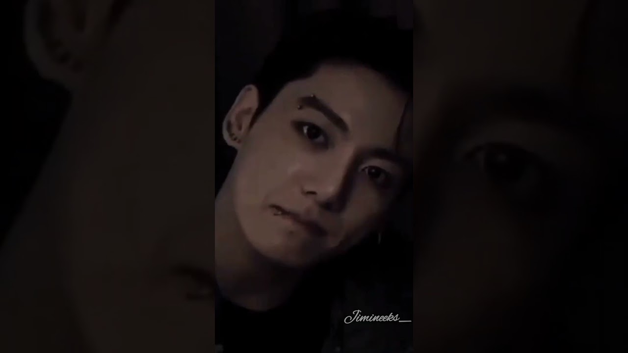 I gave you challenge to make a eye contact with him.[J.JK version.] 