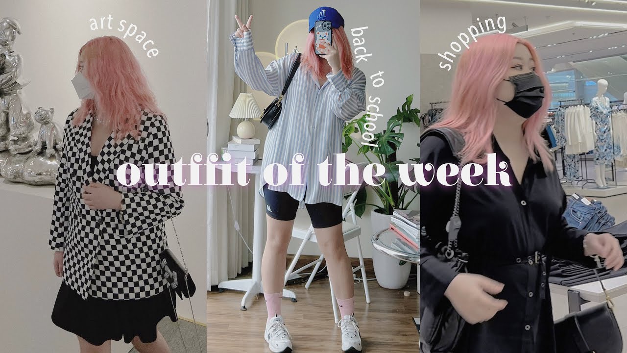 ootw???? outfit of the week | một tuần đi học, đi... - youtube