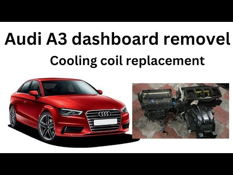 Audi a3 ac repair dashboard removel - YouTube