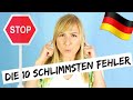 TOP 10 Fehler von Deutschlernern! Weißt du es besser? Dann teste dich!