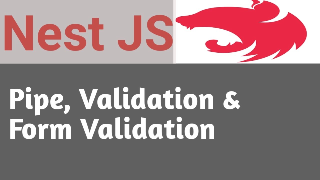 Pipe, Validation & Form Validation 7 Nest JS Tutorial in Hindi