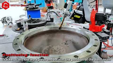 Weld Navigator® seam tracker with STEP Robots enables precise head welding via fixed-point locating