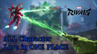 Season 0 Guide to Marvel Rivals lore