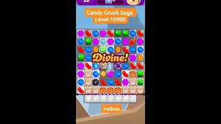 Gameplay Candy crush saga Level 10900 Super hard level watch till end #candycrushsaga #gameplay  screenshot 5